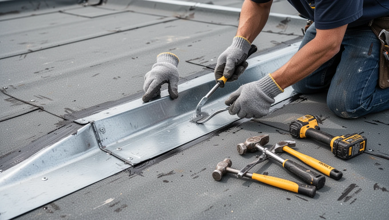Roof Flashing Repair